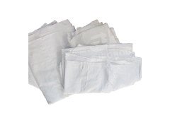 White Bed Sheet Rags - White Sheeting Rags (Regular Size)